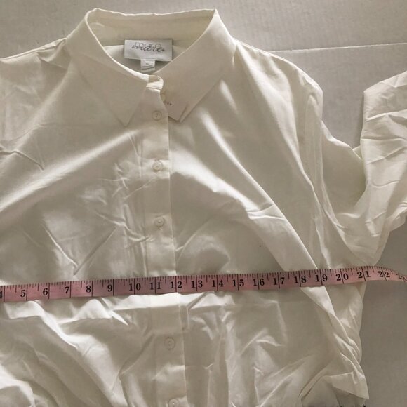 NEW Anthropologie Mare Women sz XL Buttondown 2 in 1 Sequin Mini Shirt Dress - Picture 10 of 16